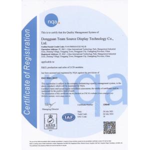 Team Source Display Certifications