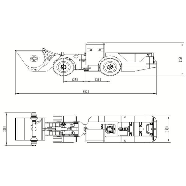 2 Cubic Meters Concrete Mixer Loader Concrete Mixing Loader Concrete Mixing Bucket