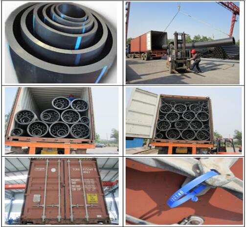 DN180 high density polyethylene pipe for water