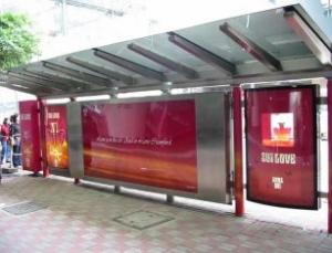Best Outdoor front printing backlit film bus shelter advertising for display or promotional wholesale