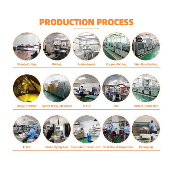 Double Sided FR4 Printed Circuit Board 0.8 - 4.0mm Thickness