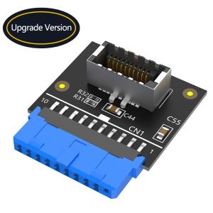 Best Upgrade Version Vertical USB 3.1 Front Panel Socket Key-A Type-E to USB 3.0 20Pin Header Male Extension Adapter wholesale