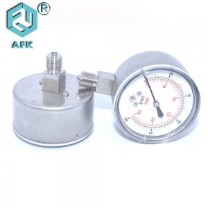 China Stainless Steel 316 Gas Pressure Test Gauge For Oxygen And Acetylene High Accuracy on sale