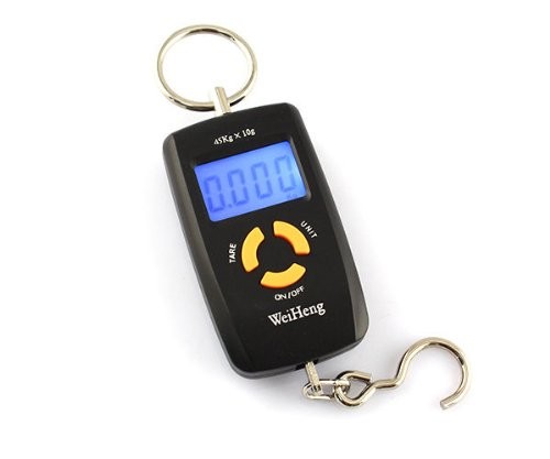10g Division Digital Suitcase Weighing Scales , Temperature Function Travel Scales For Luggage