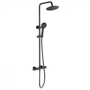 Best Wall Mounted Exposed Valve Showers Matt Black Dual Control Exposed Mixer Shower wholesale