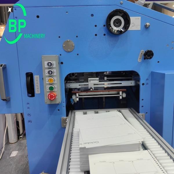 Automatic Paper Cover hole Punching Machine For Wire O Notebook And Spiral Notebook