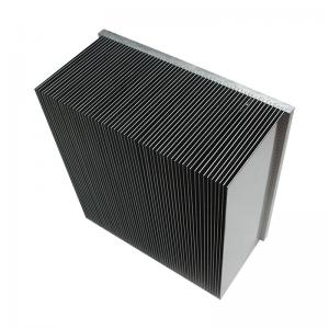 Best Square Insert Fin Air Cooling Aluminum Heat Sink Extrusion wholesale