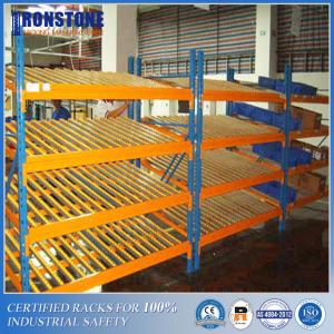Best Heavy Duty Pallet Racking Carton Flow System For Box Crates Overturn Storage wholesale
