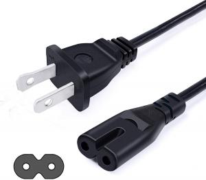 Best US Plug IEC320 C7 Cable NEMA 1-15P ,  7A 10A 125V 2 Prong AC Power Cord wholesale