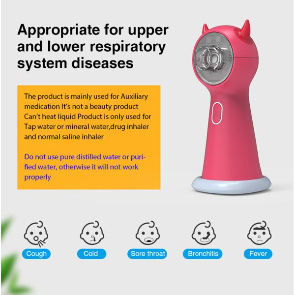 OEM Home Health Nebulizer Cough Drug Atomizer Evaporator Mesh Portable Nebulizer