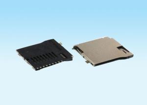 China Micro SD Push SMT Memory Card Connector T Flash Type 500 Cycles Durability on sale