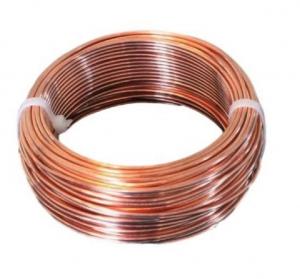 China 0.01-15mm Single Core High Tensile Strength Copper Wire Round Shape High Elongation on sale