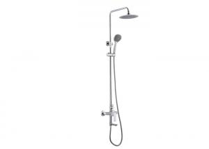 China Brass Bathroom Shower Set Wall Mounted With 45° Swivel Shower Arm on sale