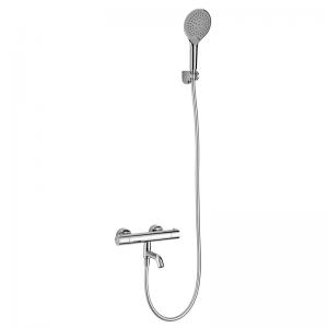 Best Hand Shower Thermostatic Bathroom Wall Hung Shower Faucet Set Household Modern Design wholesale
