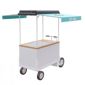 Best Stationable Version Bicycle Push Cart Large Storage With 125L Class III Freezer wholesale