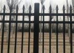 Pressed Punched Steel Fence Panels Commercial / Industrial Security Fencing