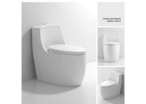 Best White Glazed One Piece Wc Dual Flush S Trap Ceramic Toilet Bowl Sanitary Ware wholesale