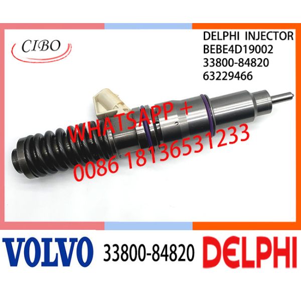 33800-84820 BEBE4D19002 Fuel engine Diesel Injector 33800-84820 BEBE4D19002 63229466 E3.18 for HYUNDAI 12L LOW POWER