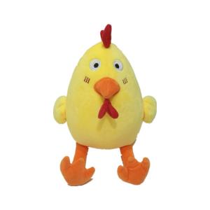 China 8.66in 22cm Plush Pillow Cushion Yellow Chicken Plush Toy Particles Filled on sale