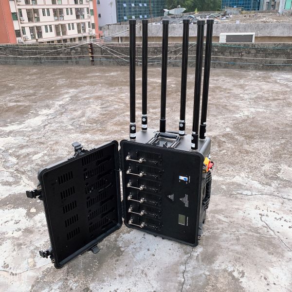 6 Omni Antennas 20 Cooling Fans Cell Phone Signal Jamming Device