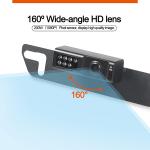 10" Mirror Dash Cam Wireless Rearview Backup Camera DVR Function