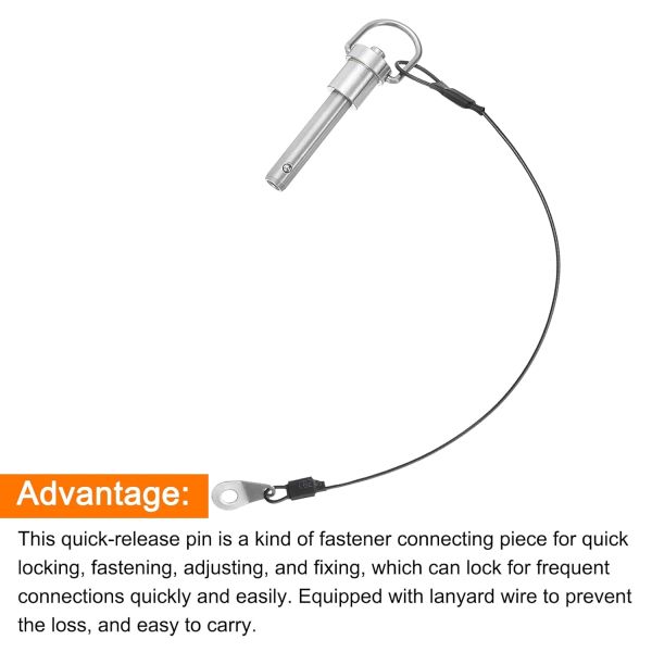 Stainless Steel Quick Release Pin for Industrial Applications