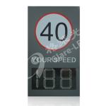Radar Speed Monitor Traffic Control LED Vms Variable Message Sign 50W IP65