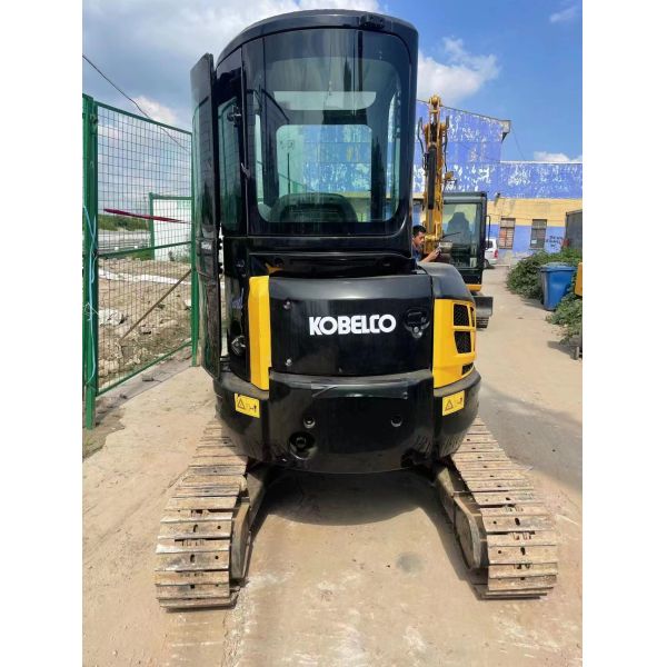 Yellow Paint Used Mini Excavator Used Sk35 Kobelco Sk35sr 3.5 Ton