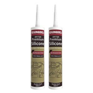 Best High Quality Raw Material Barrel White Acetic 300ml Sealant Silicone wholesale