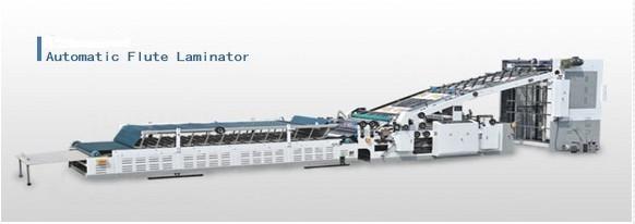 Flute Automatic Packing Machine / Lamination Paper Machine With Spring Blade