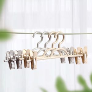 Best Domestic Rack Pants plastic trouser hangers with clips Without Trace wholesale