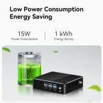 Mini PC With Intel Core i3 7100U Processor mSATA SSD DDR3L 16G RAM And Cooling