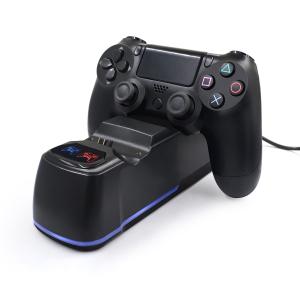 China 2018 New Dual USB Controller Charger Charging Dock Station with LED Indicator for Ps4 / PS4 Pro / PS4 Slim controllers on sale