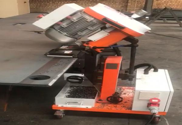 3400W 40mm Plate Edge Milling Machine With 60 Degrees Groove