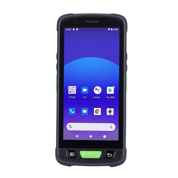 Cheap ISO14443A NFC 13.56mhz Handheld PDA 2D QR Code Scanner with Android OS 4GB Memory Capacity RFID Reader WiFi Communication for sale