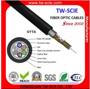 Best Outdoor Aerial Loose Tube Fiber Optic Cable GYTA Aluminum Wire Armoured Cable wholesale