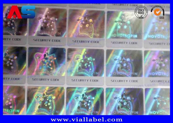 Cheap Custom Scratch 3D Holographic Sticker QR Code Label Printing And Color Variable for sale
