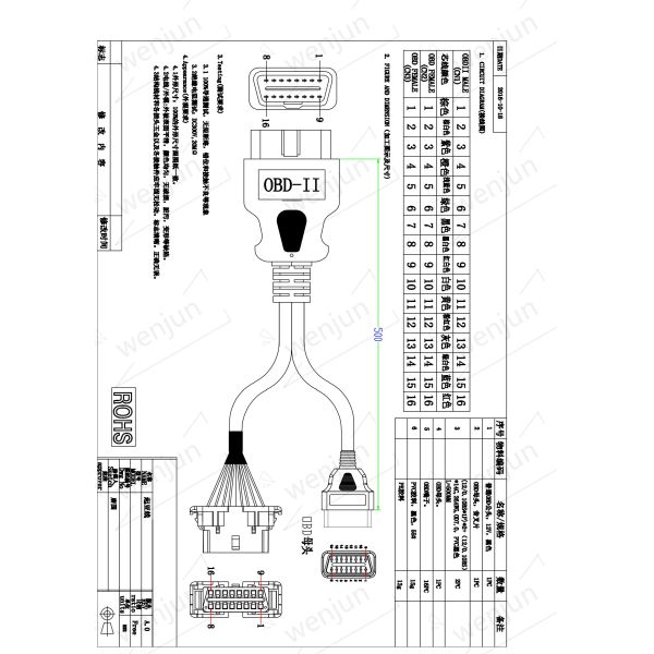 OBD2 Bracket For Female Connector Assembled Used For Kia Interface