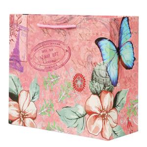 Best Standup Handmade Paper Gift Bags , Recycled Paper Bags With Handles wholesale