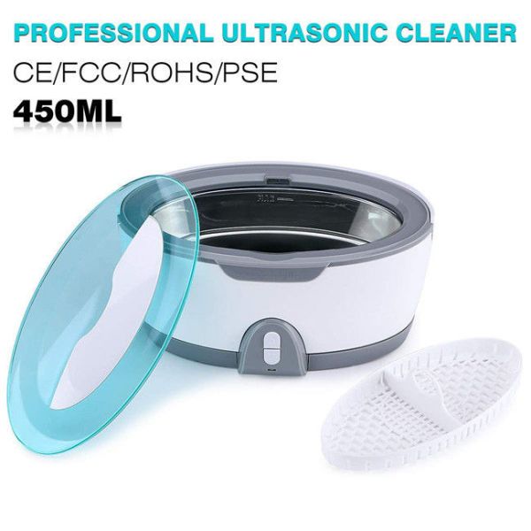 Detached Design Convenient Use Denture Glass Shaver Tableware Cleaning Ultrasonic Cleaner
