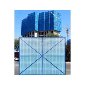 Fall Protection Netting Steel Plate Blue Metal Protective Scaffold Mesh