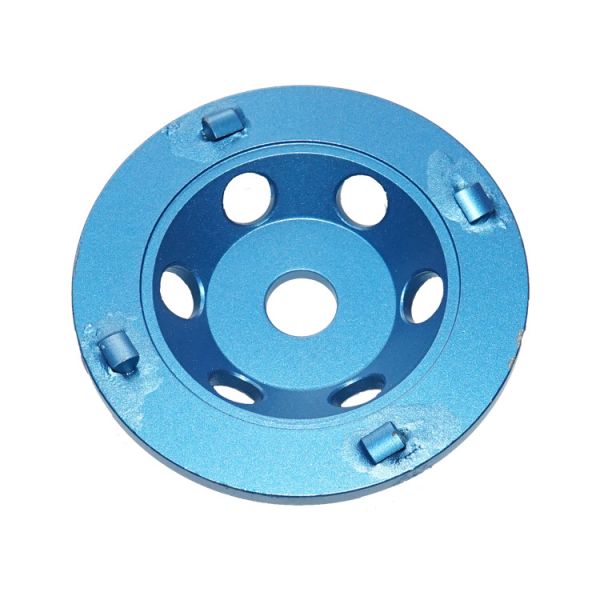 4" Diamond PCD Removal Tooling Cup Wheel For Surface Grinding Coating