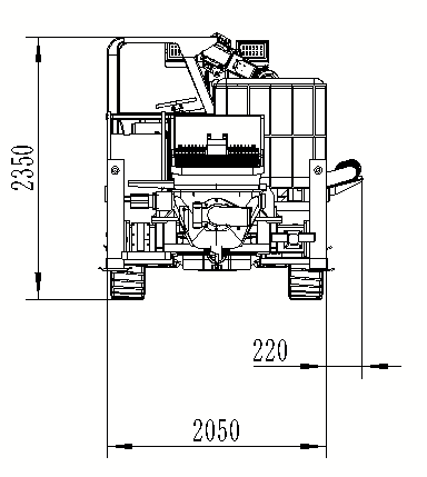 20 Cubic Meters Underground Shotcrete Machine Wet Concrete Spraying Machine