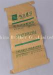 Custom Sewn Open Mouth Multiwall Paper Bags 30KG Load UV Treated For Cement