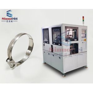 Best Worm Gear German Hose Clamp Machine Hydraulic Pipe Clamp Pressing With Spring Leaf wholesale