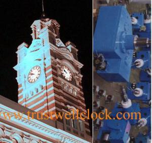 Best clocks tower and movement mechanism with big power force for two hands -minute hour hands building clocks wholesale