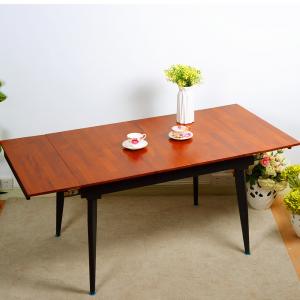 Best 170cm Length Extendable Mahogany Convertible Dining Table 75cm Height wholesale