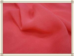 China Watermelon Red Georgette Chiffon Fabric on sale