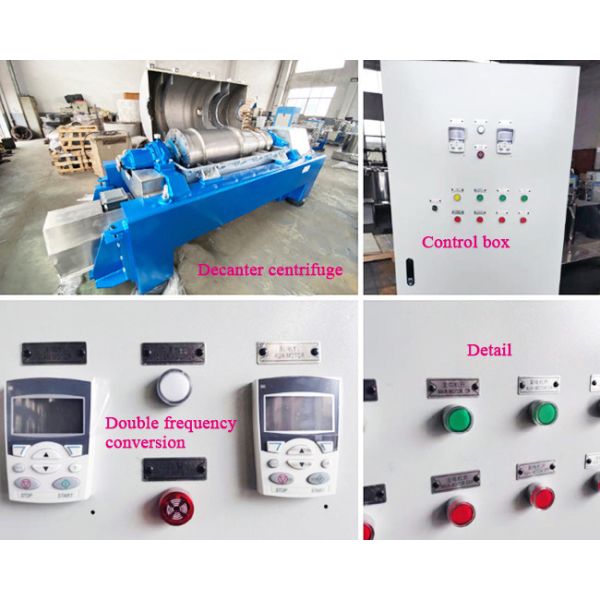 Industrial Palm Oil Separator Decanter Centrifuge Horizontal Type