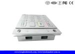Dust Proof Usb Numeric Keypad , Metal Keypad With 4x4 Matrix and Flush Keys